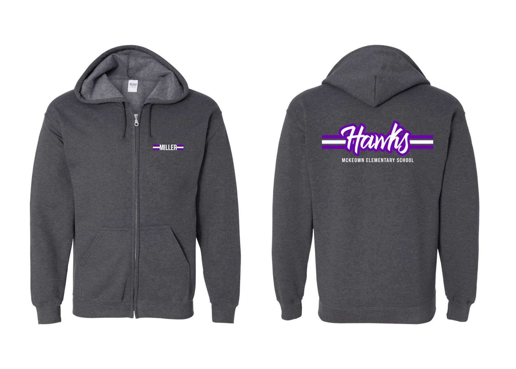 McKeown Design 11 Zip up Sweatshirt