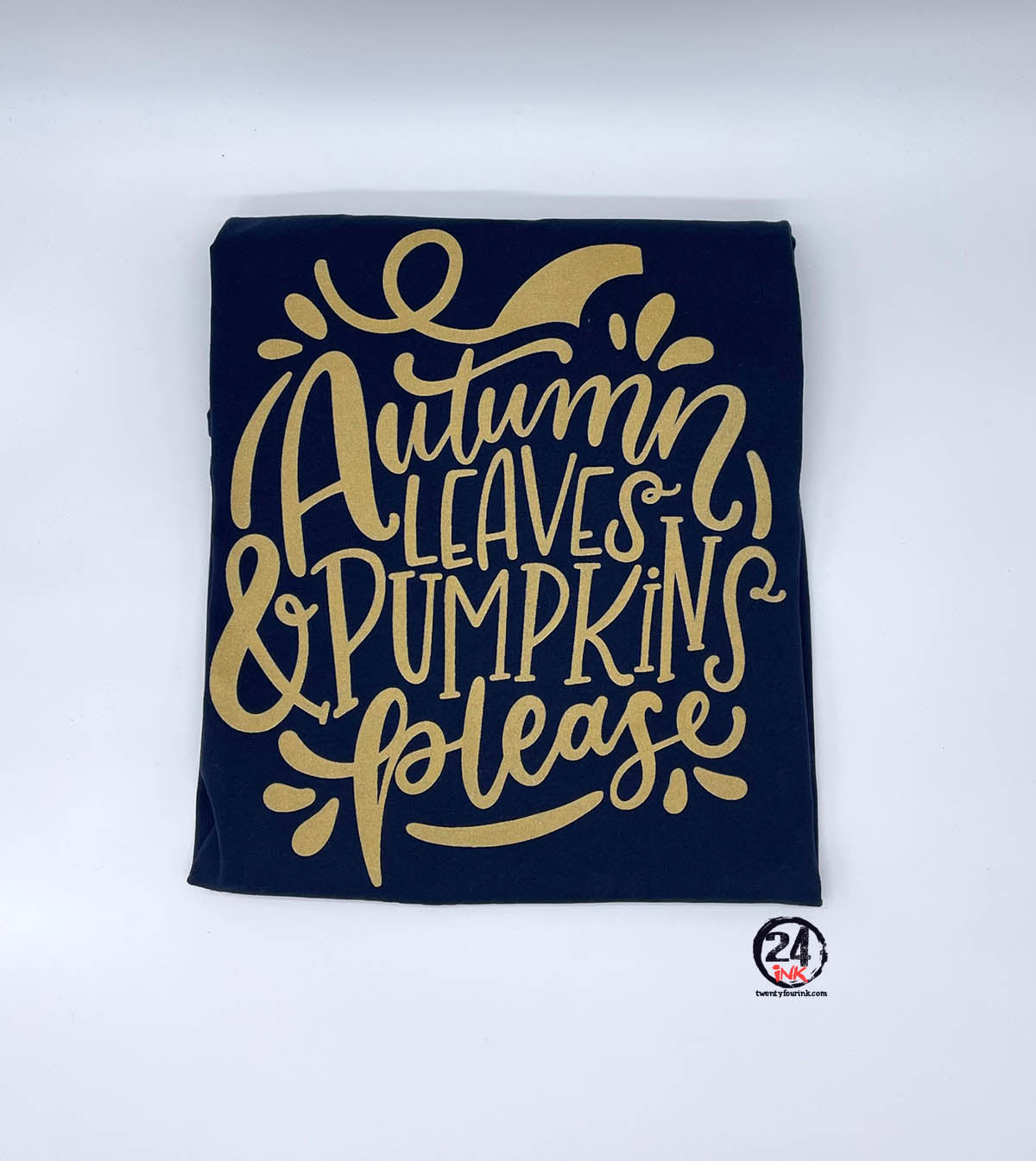 Autumn Leaves and Pumpkin Please T-Shirt