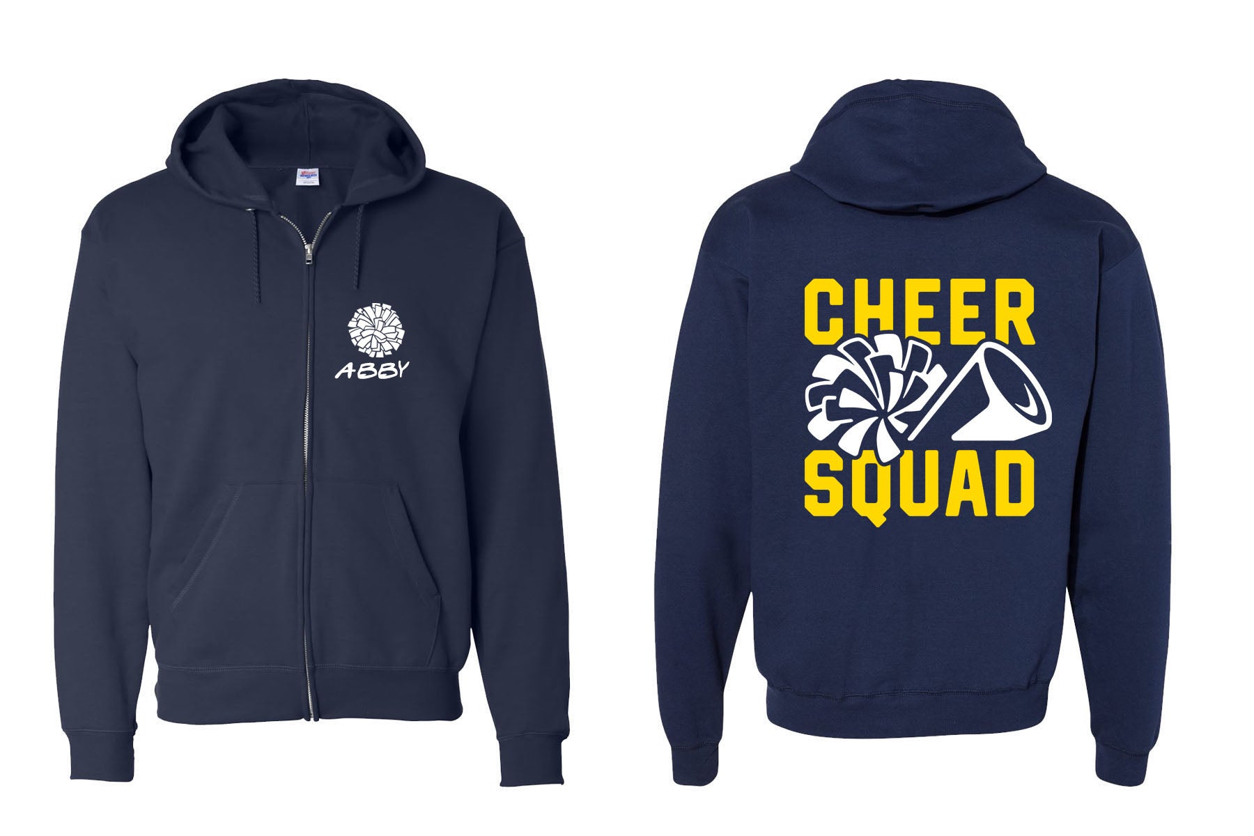 Vikings Cheer design 6 Zip up Sweatshirt