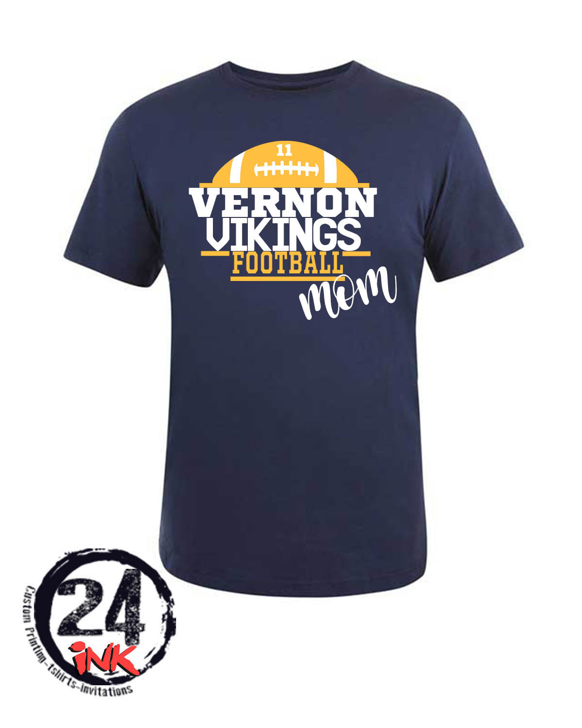 Vernon Vikings Mom Football Shirt