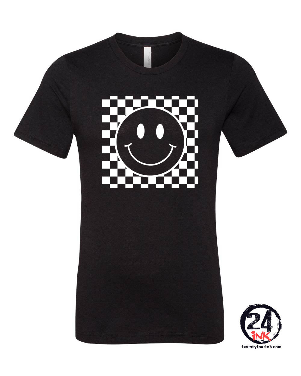 Checkered Smile T-Shirt