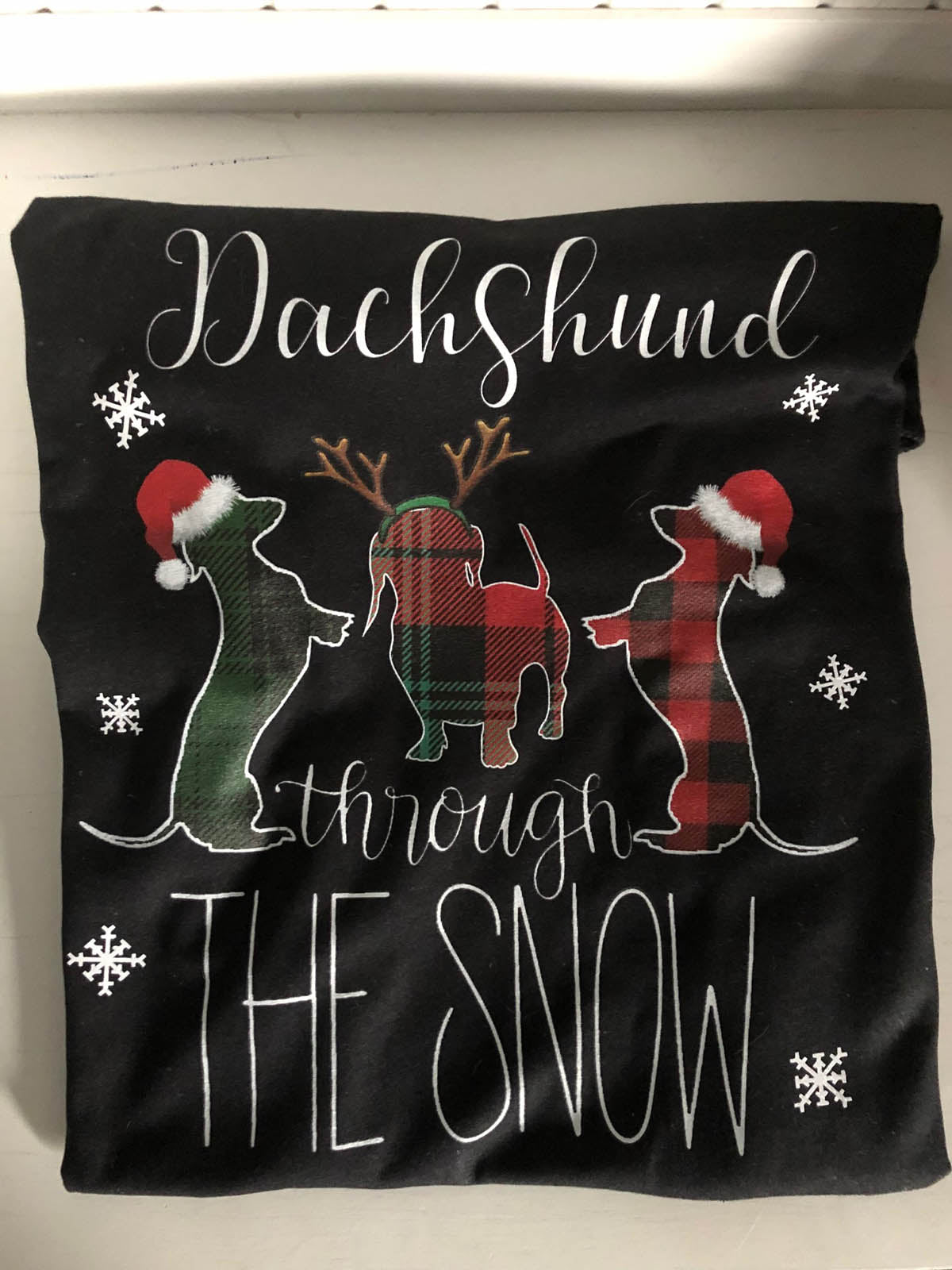 Dachshund through the snow shirt