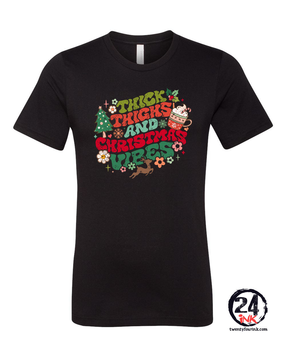 Thick Thighs Christmas T-Shirt