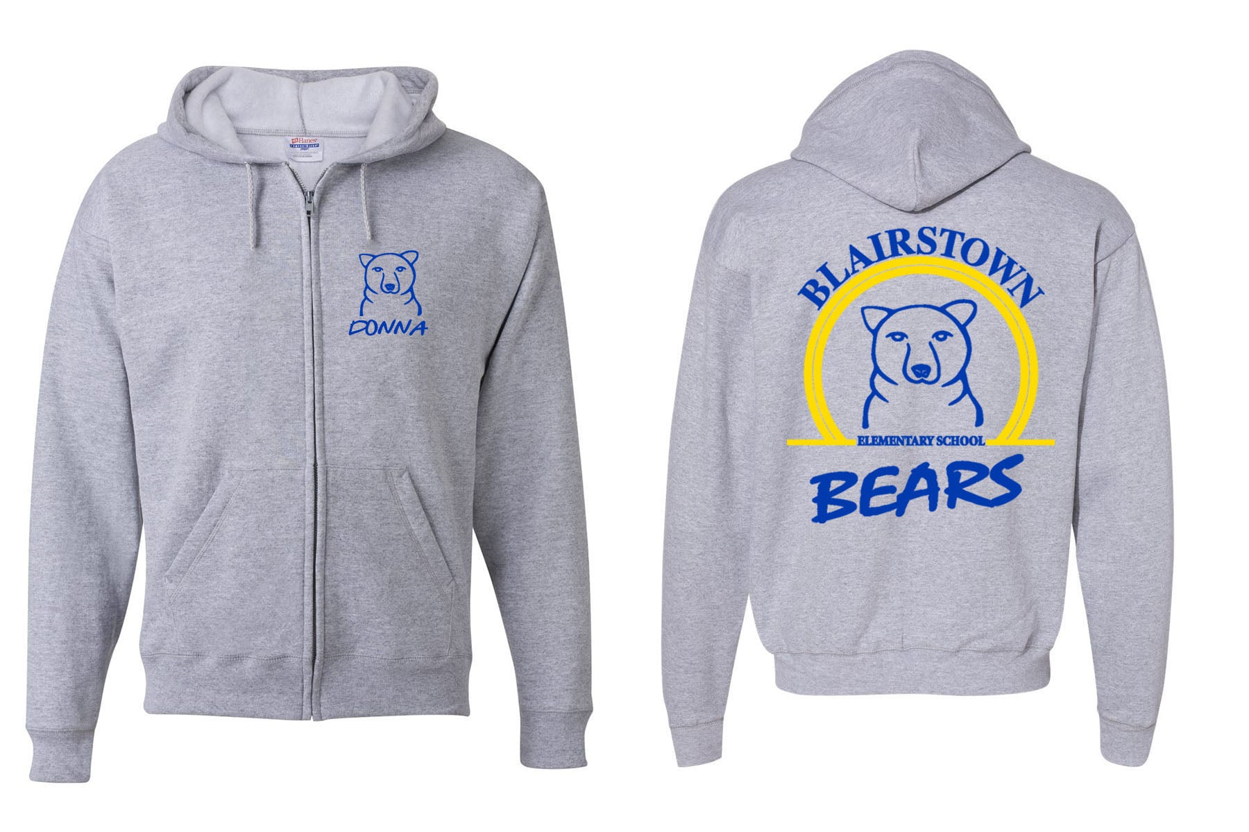 Bears design 10 Zip up Sweatshirt