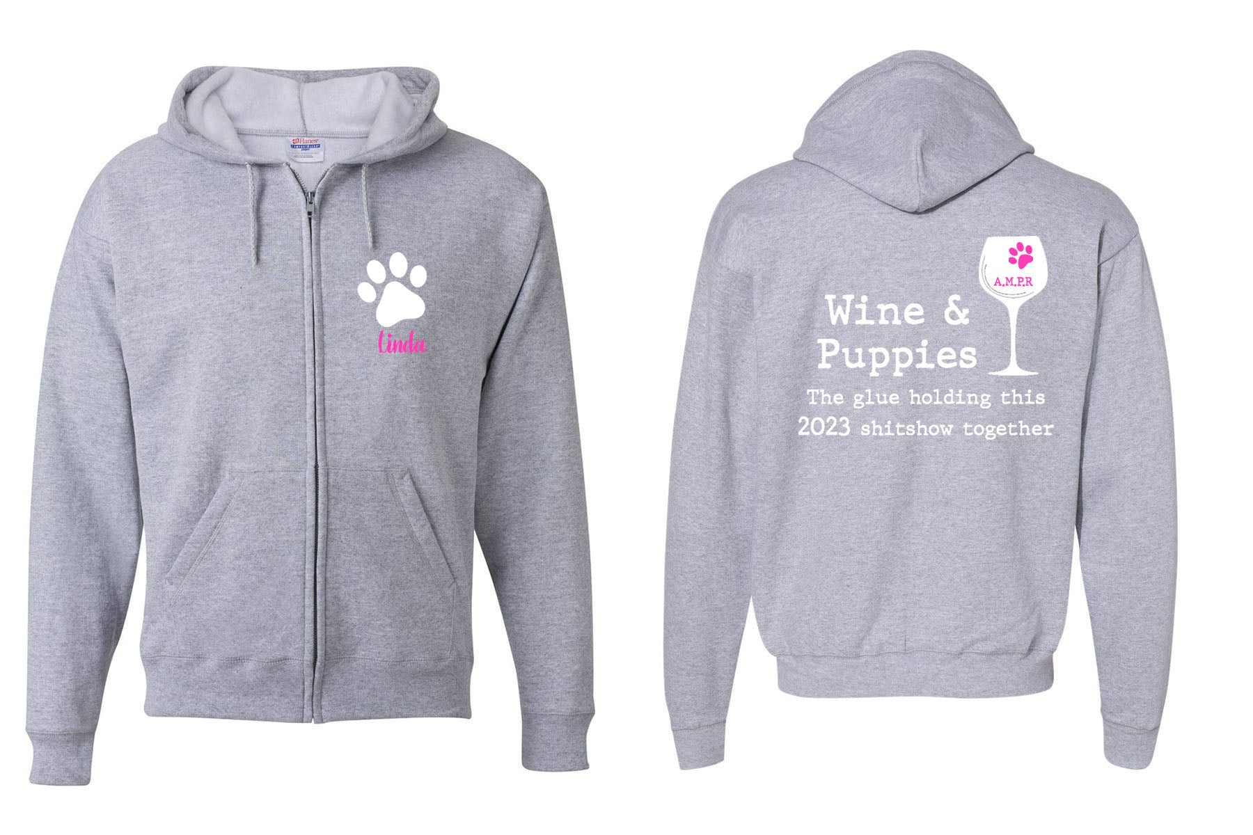 AMPR design 4 Zip up Sweatshirt