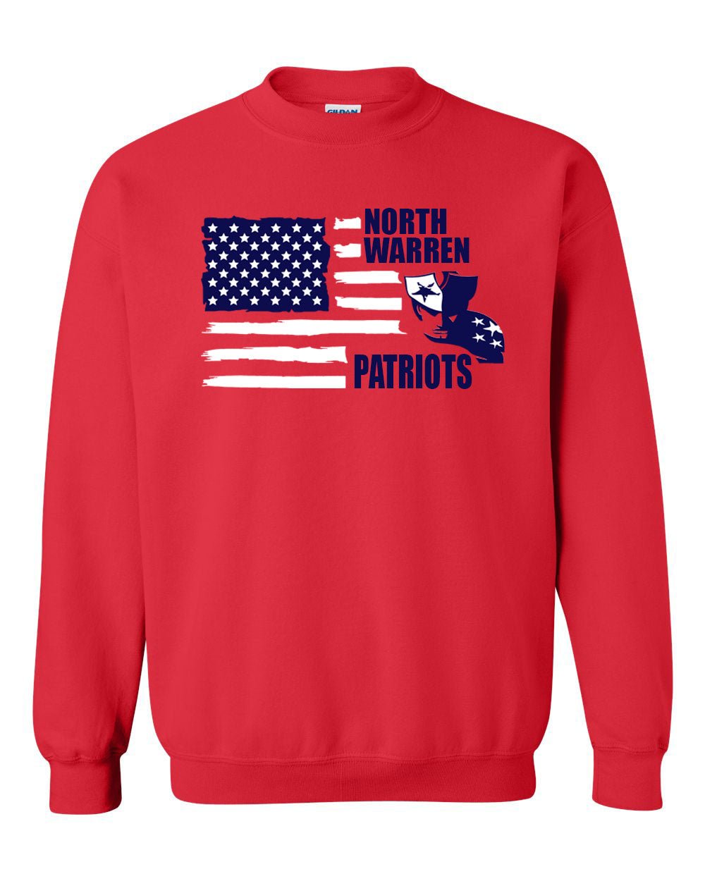 North Warren non hooded sweatshirt