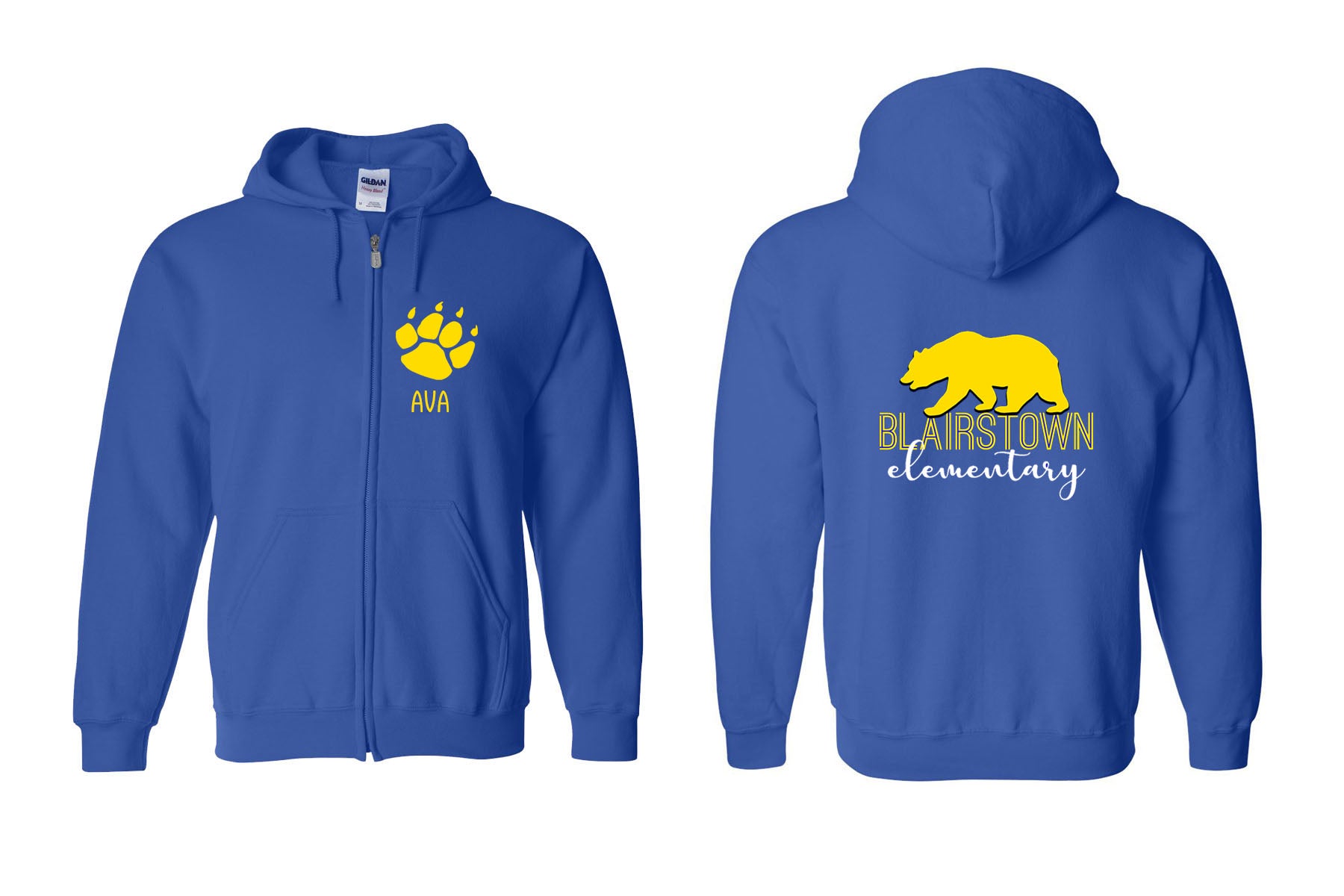 Bears design 6 Zip up Sweatshirt