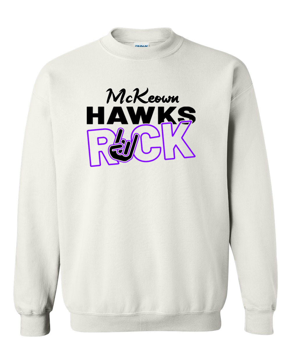 McKeown Hawks Rock non hooded sweatshirt