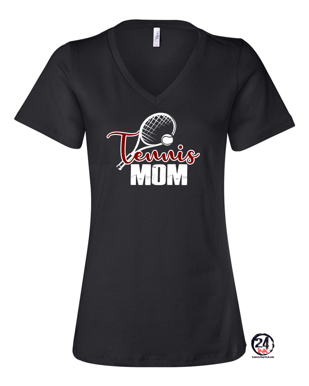 Braves Distressed V-neck T-shirt