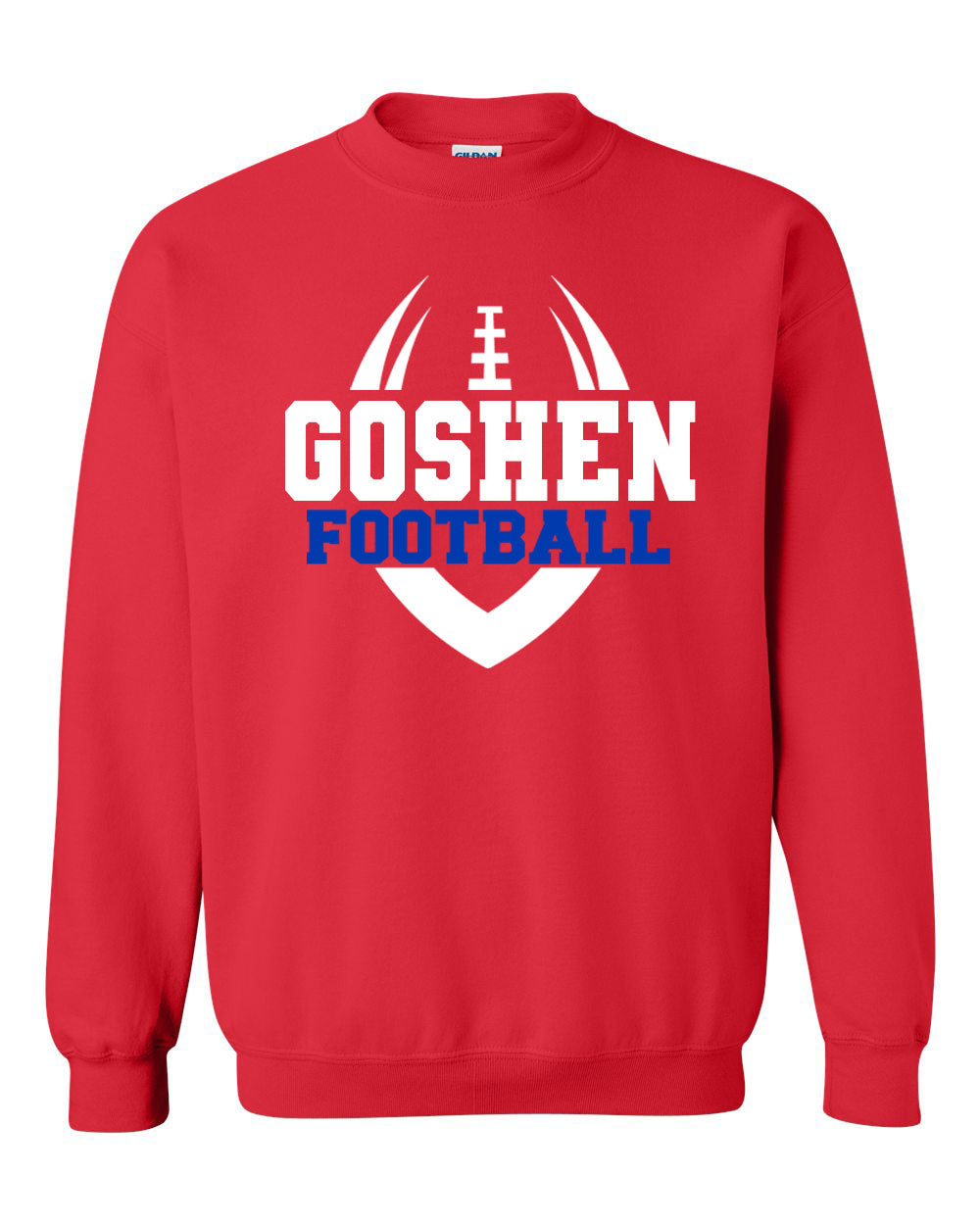 Goshen Football design 1 non hooded sweatshirt
