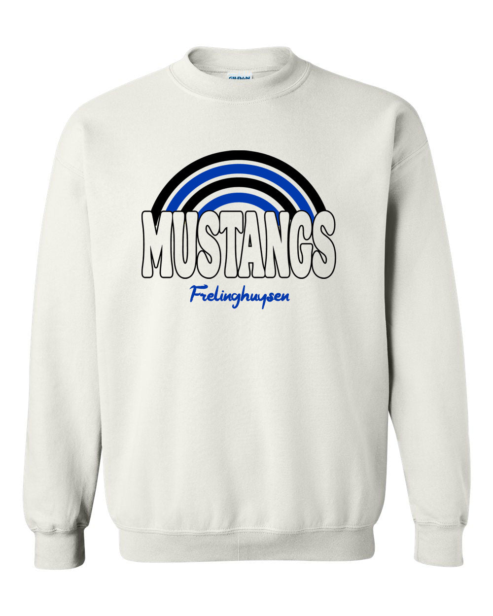 Mustangs Rainbow non hooded sweatshirt