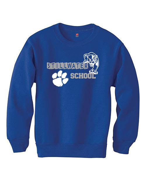 Stillwater School Design 19 non hooded sweatshirt