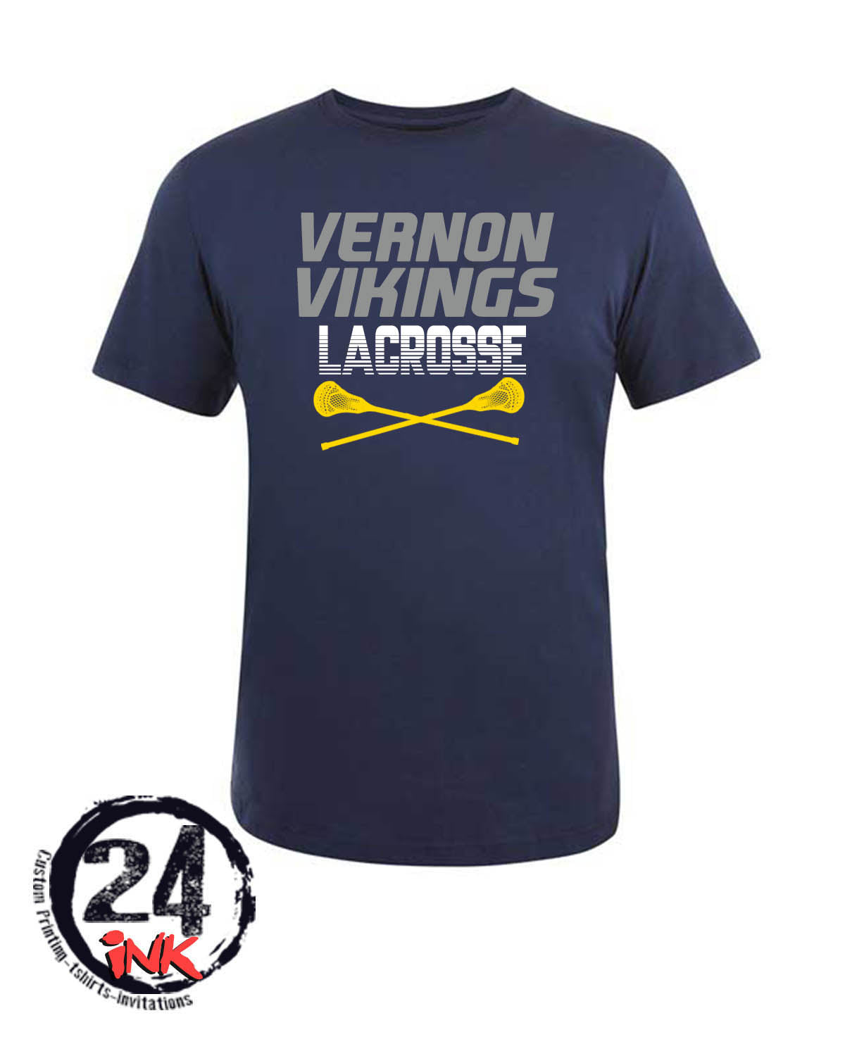 Vernon Vikings Lacrosse T-Shirt