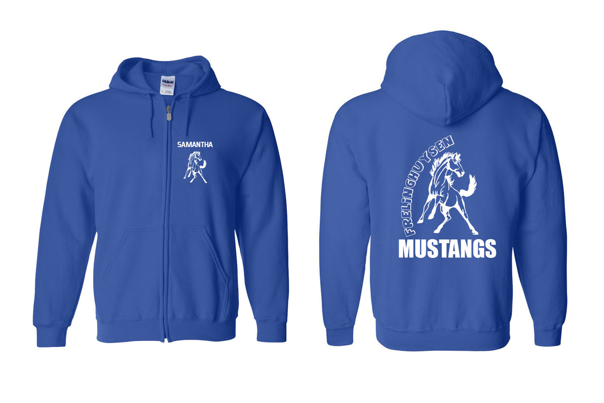 Mustangs design 4 Zip up Sweatshirt