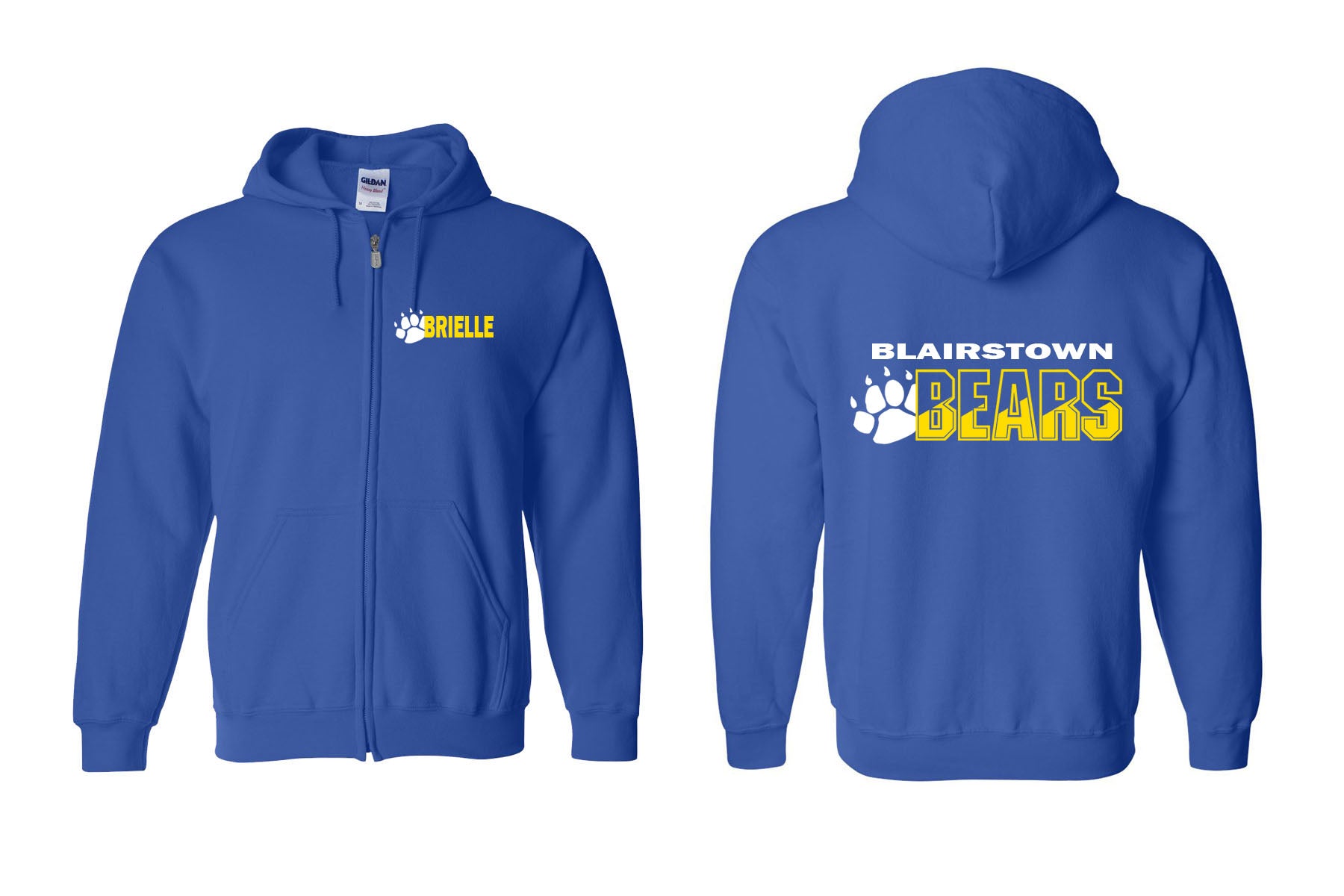 Bears design 1 Zip up Sweatshirt