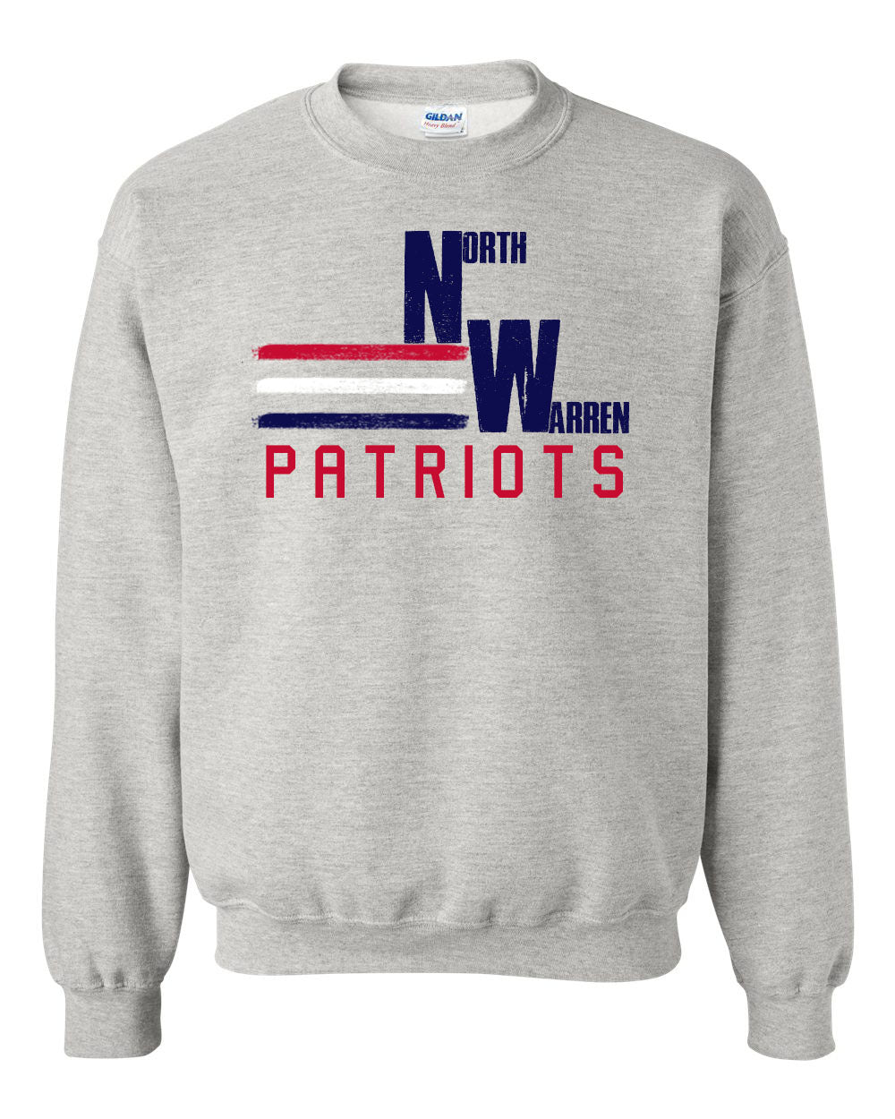 North Warren Stripes non hooded sweatshirt