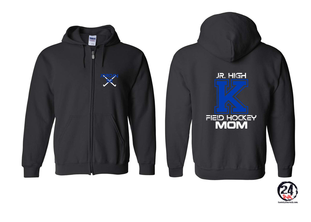 Kittatinny Jr High Field Hockey design 4 Zip up Sweatshirt