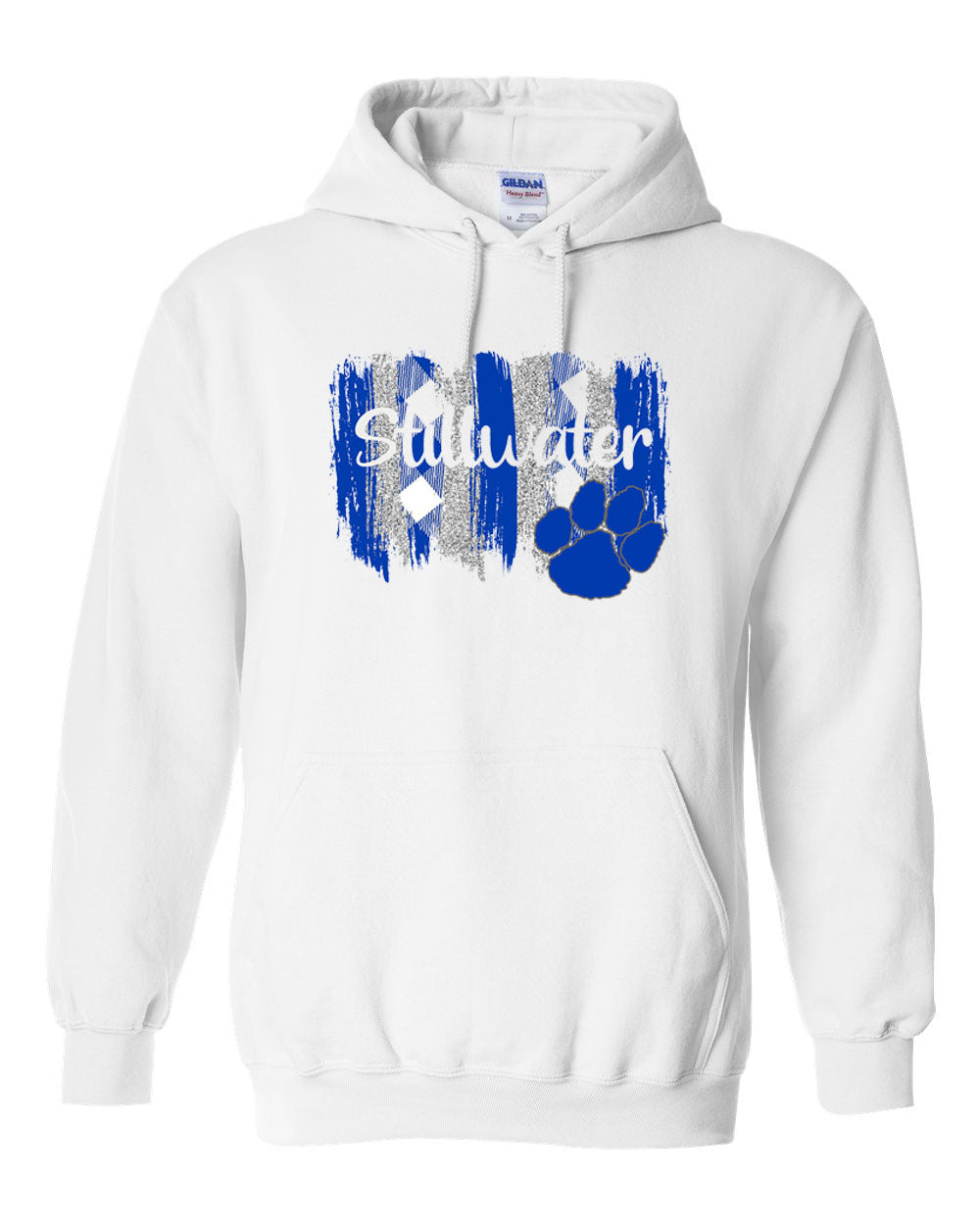 Brushstrokes Hooded Sweatshirt
