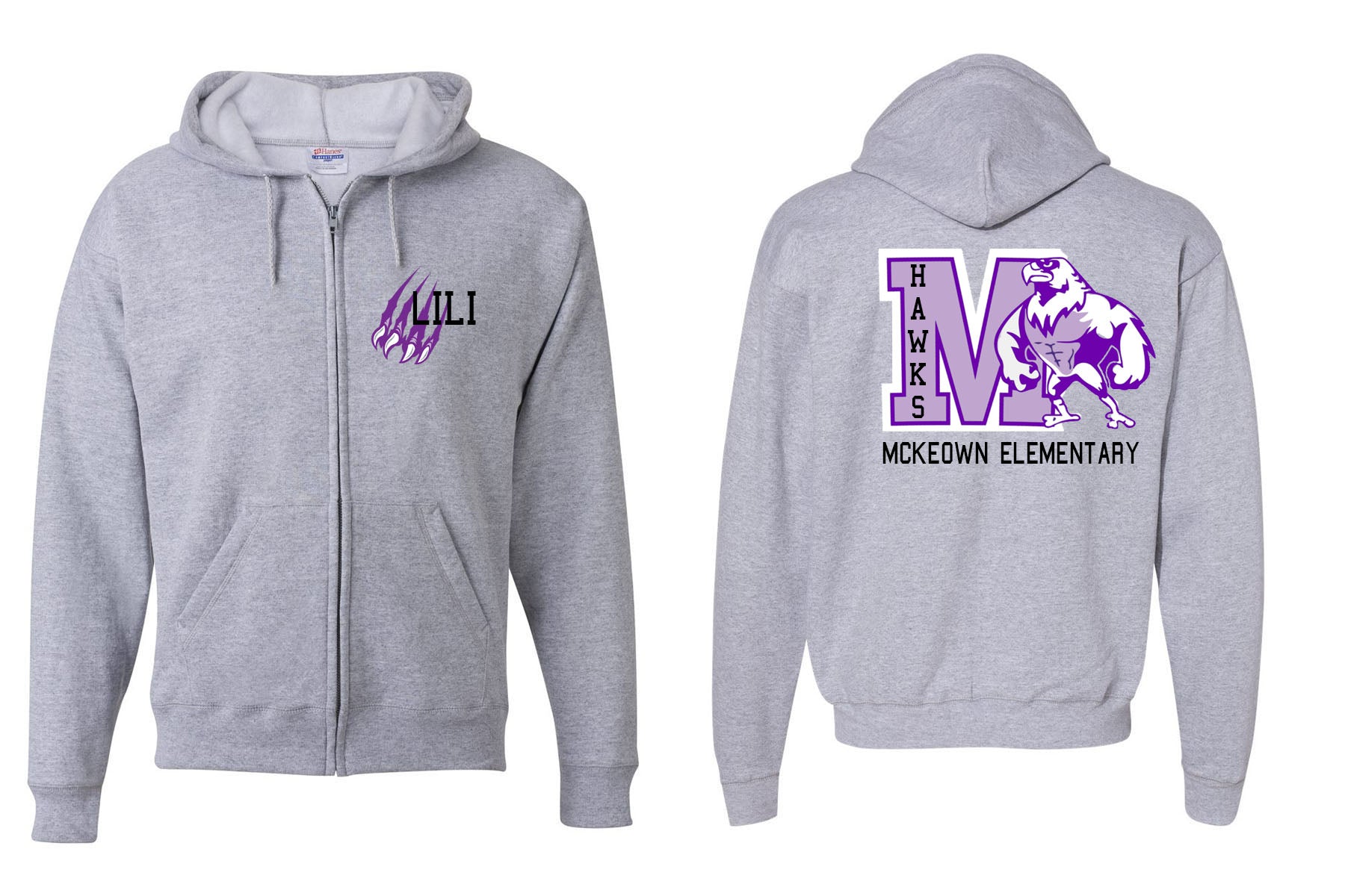 McKeown Design 13 Zip up Sweatshirt