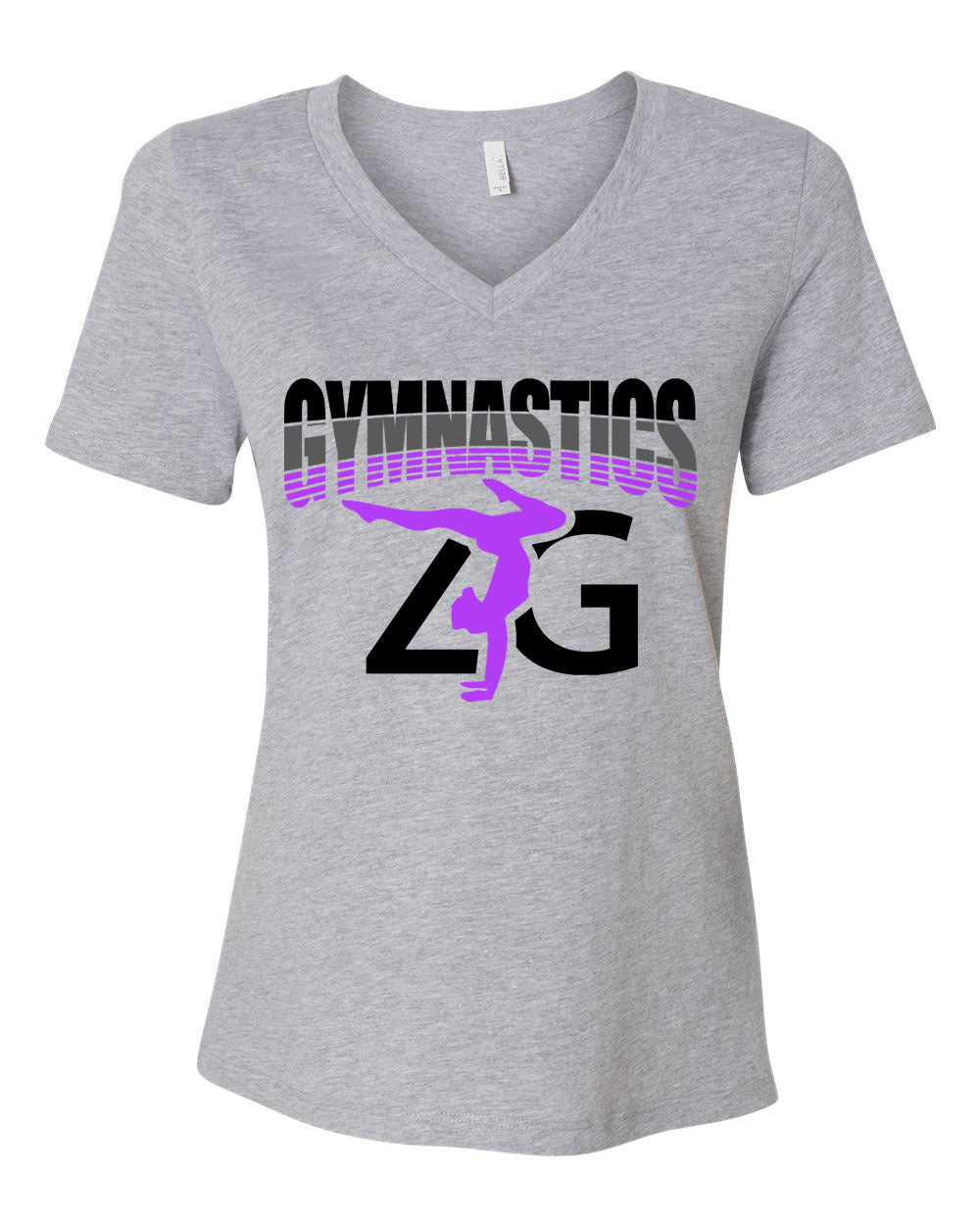 ZG Gymnastics V-neck T-shirt