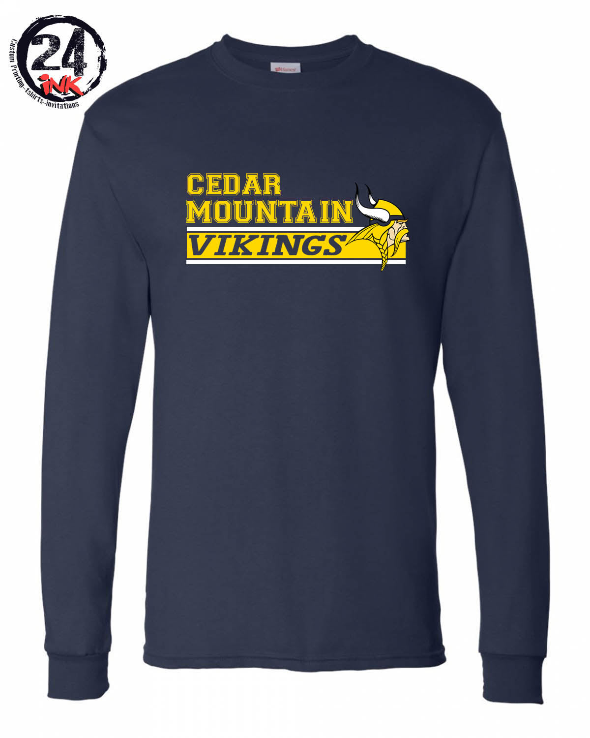 Vernon School name Long Sleeve Shirt