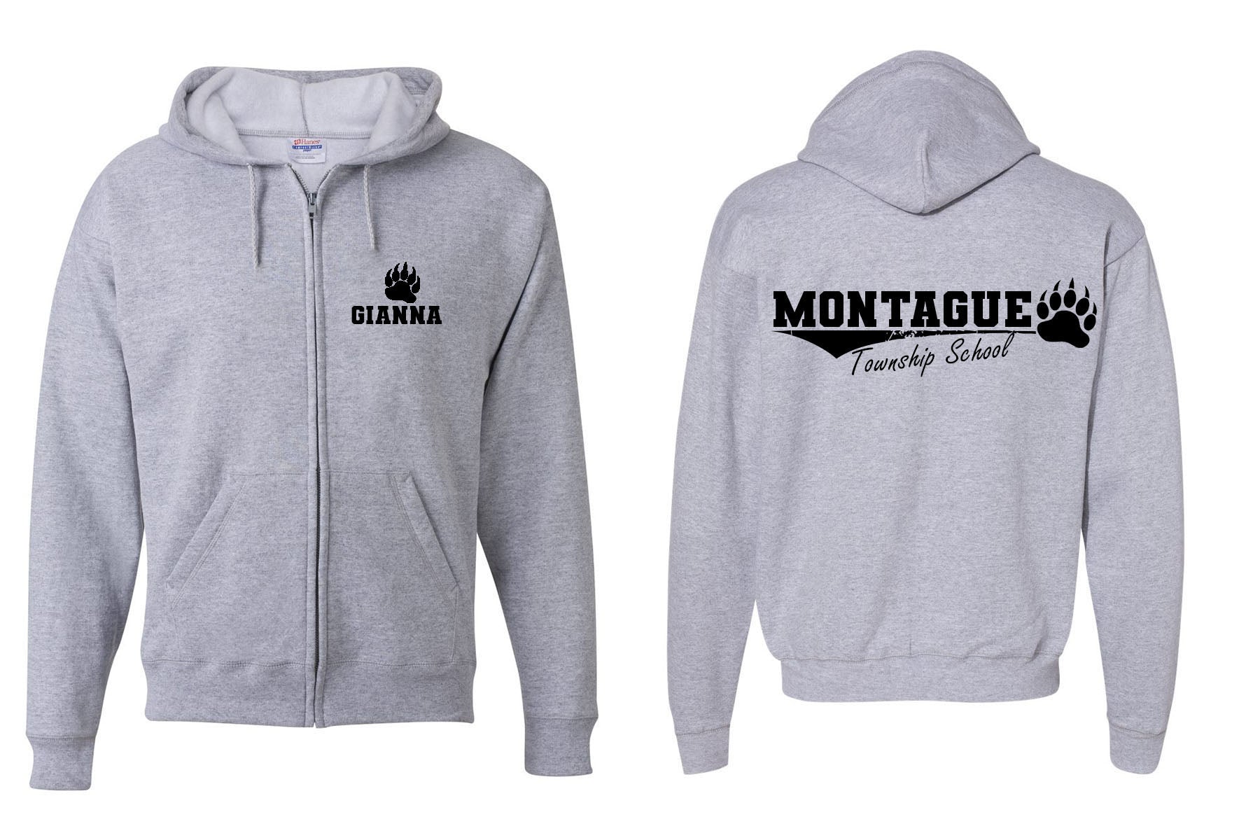Montague design 1 Zip up Sweatshirt