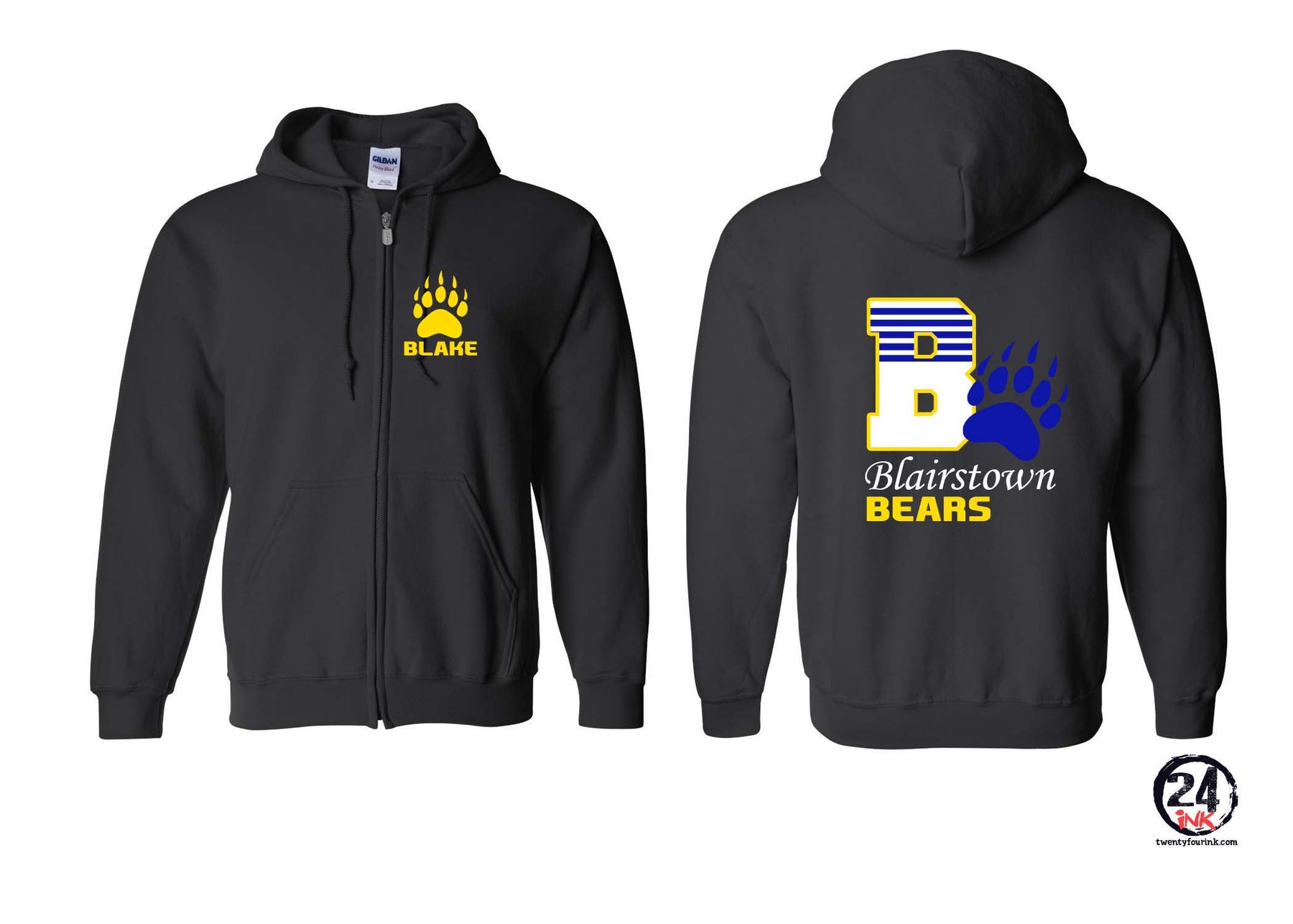 Bears design 8 Zip up Sweatshirt