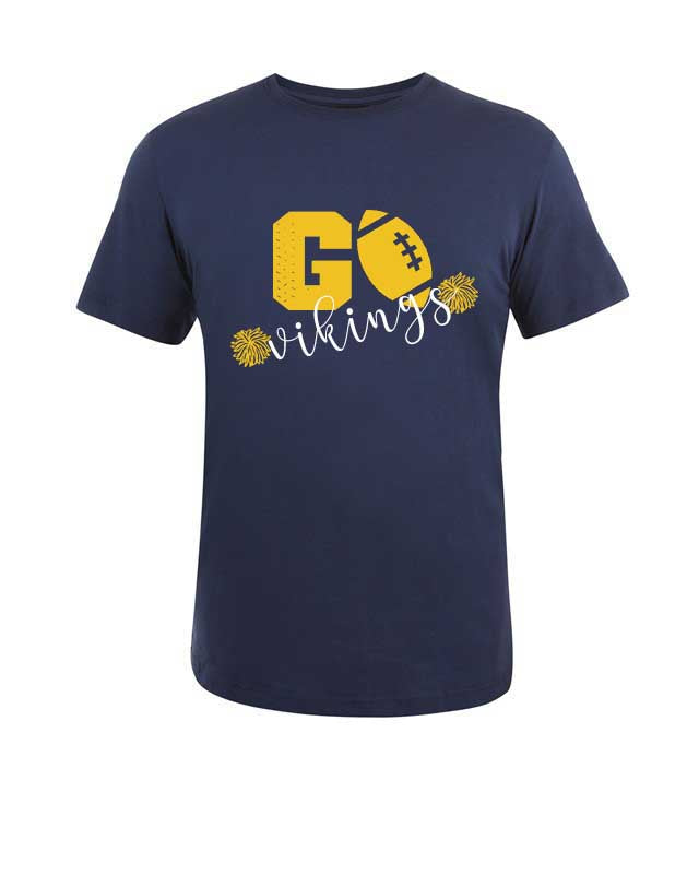Team Football and Cheer T-shirt, football