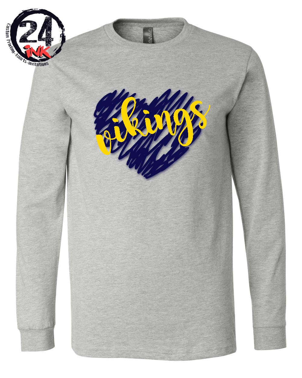 Cedar Mountain Heart Long Sleeve Shirt