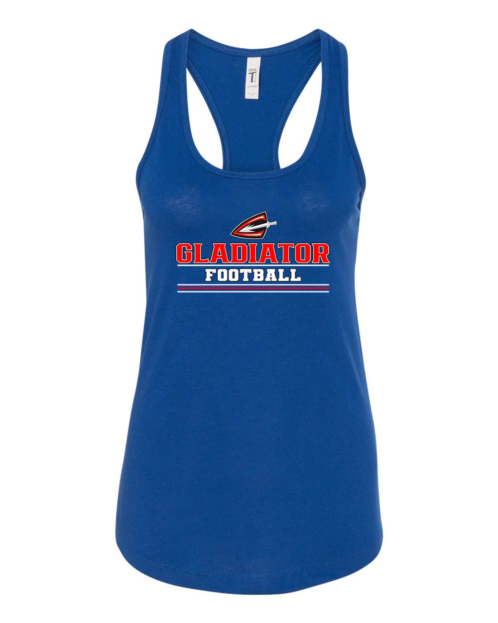 Gladiator football Racerback Tank Top