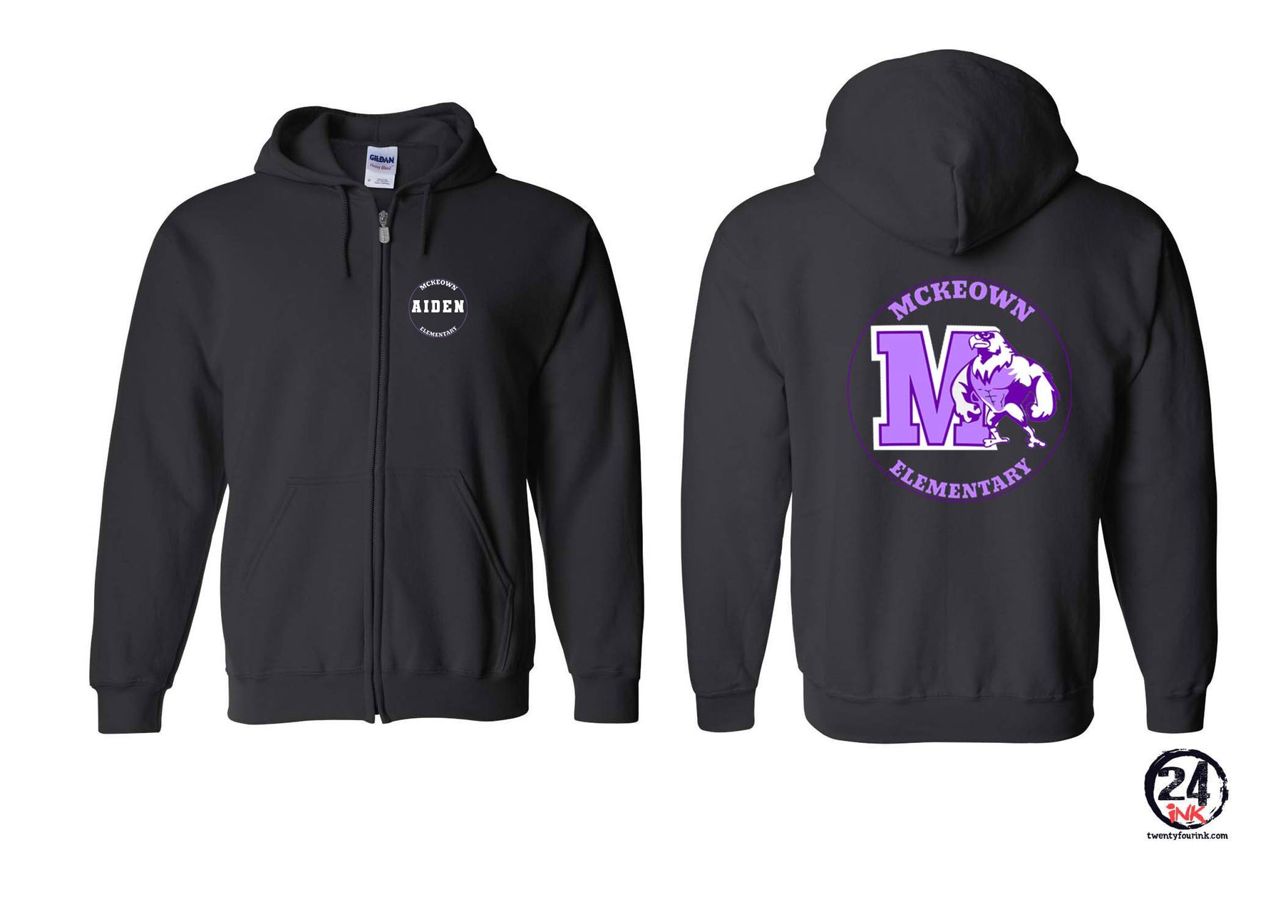 McKeown Design 12 Zip up Sweatshirt