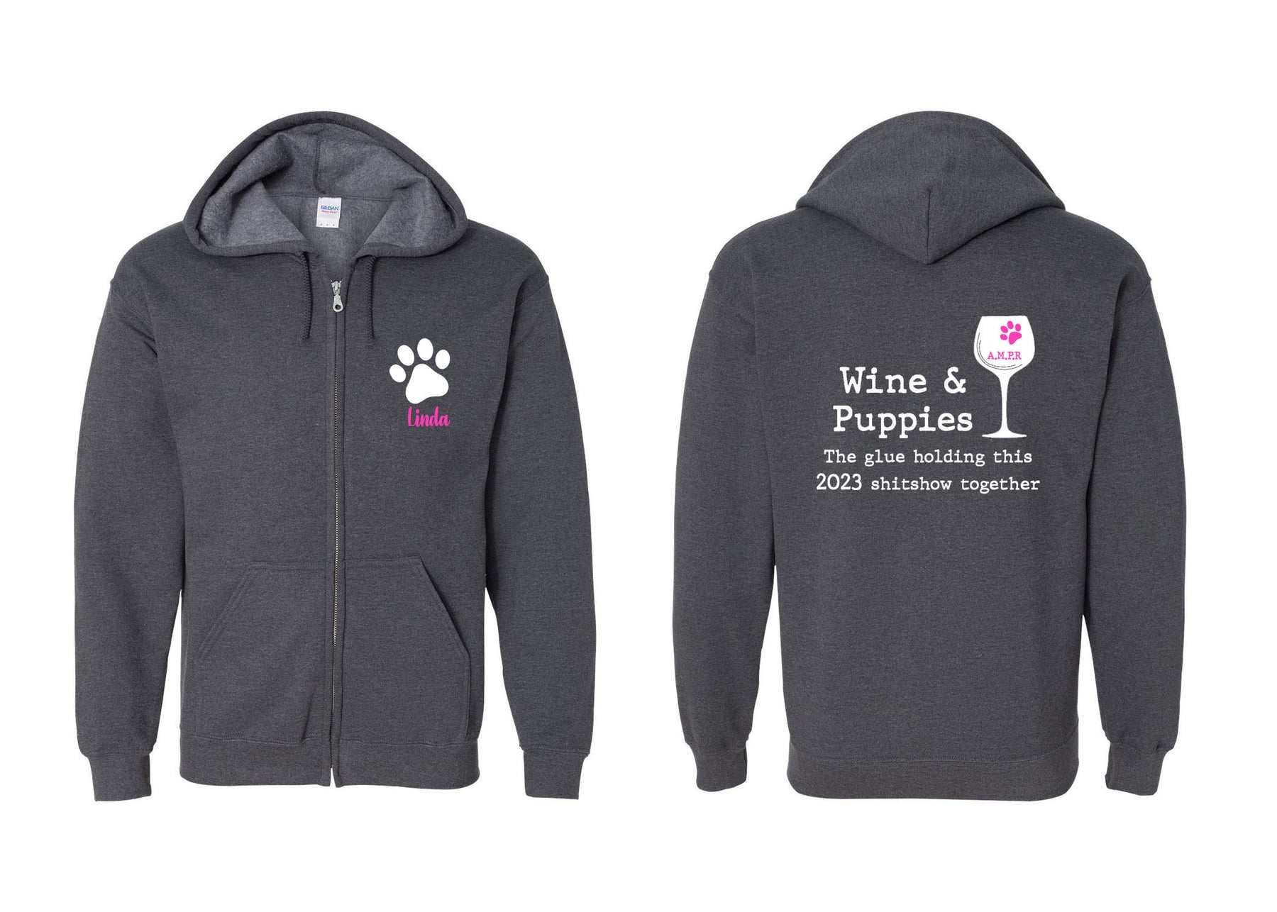 AMPR design 4 Zip up Sweatshirt