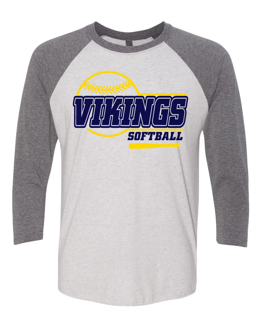 Vernon Viking Softball raglan shirt