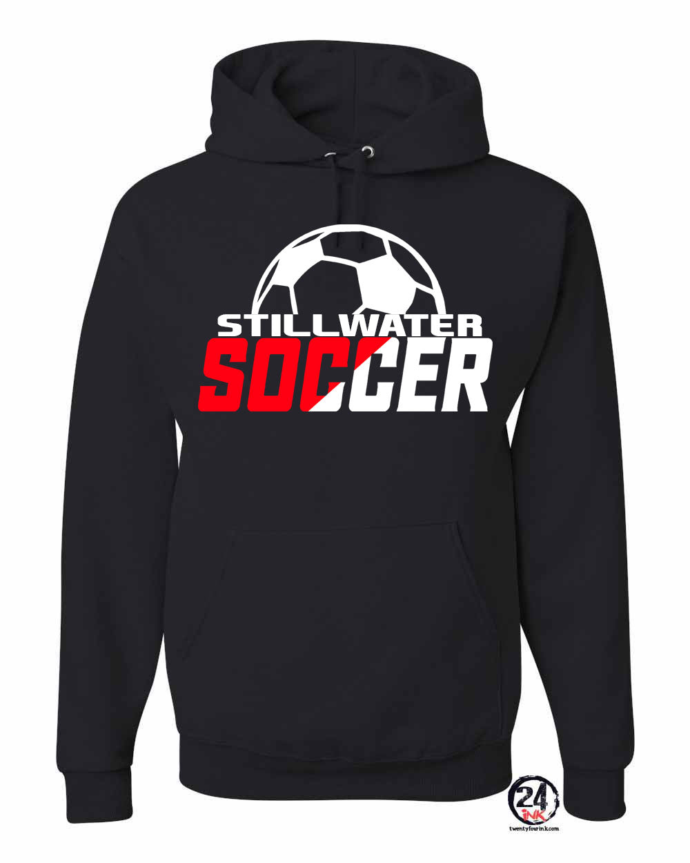 Soccer colorblock Hooded Sweatshirt