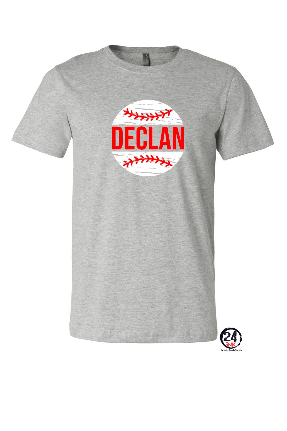 Personalized baseball t-shirt
