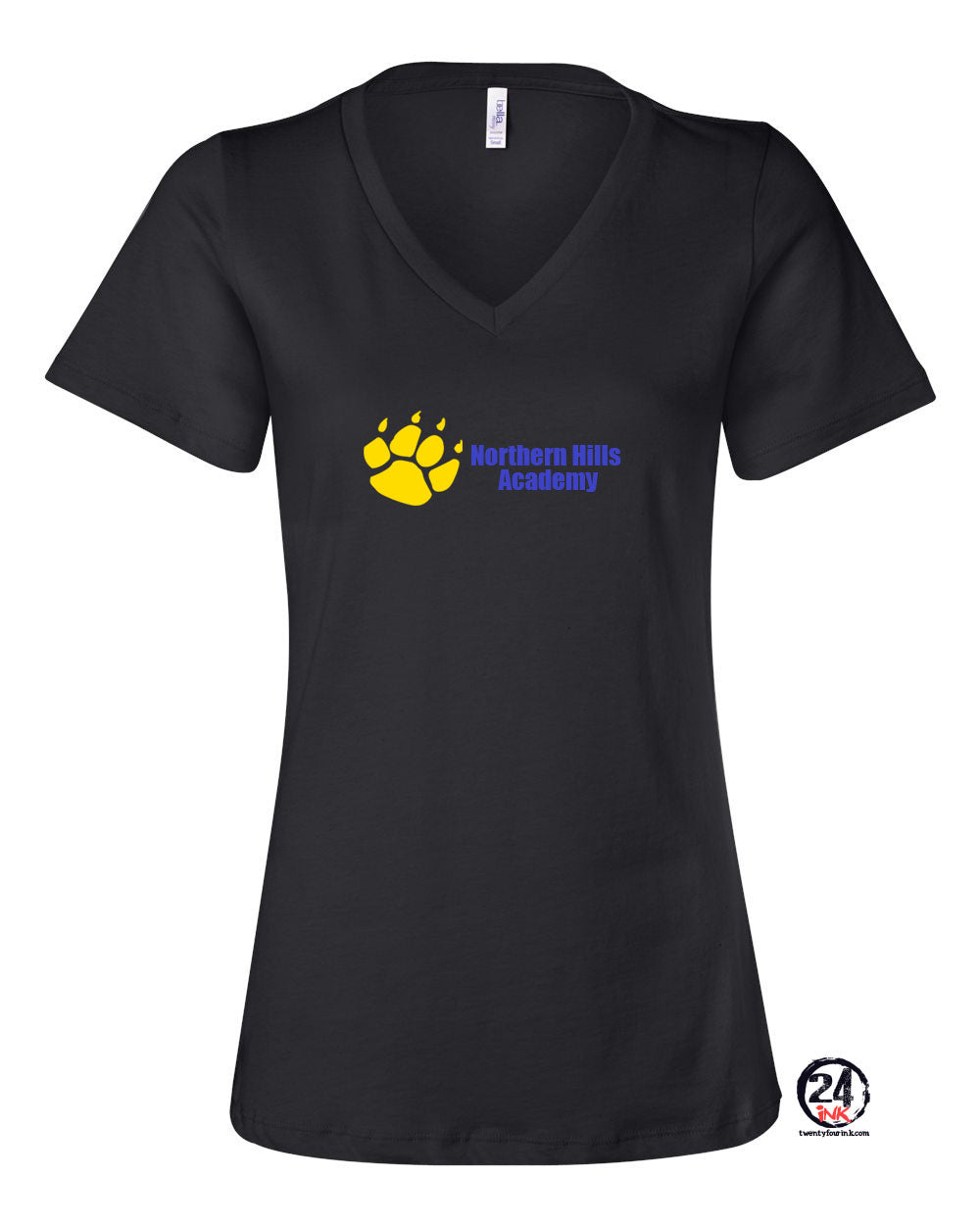 Northern Hills Paw V-neck T-shirt