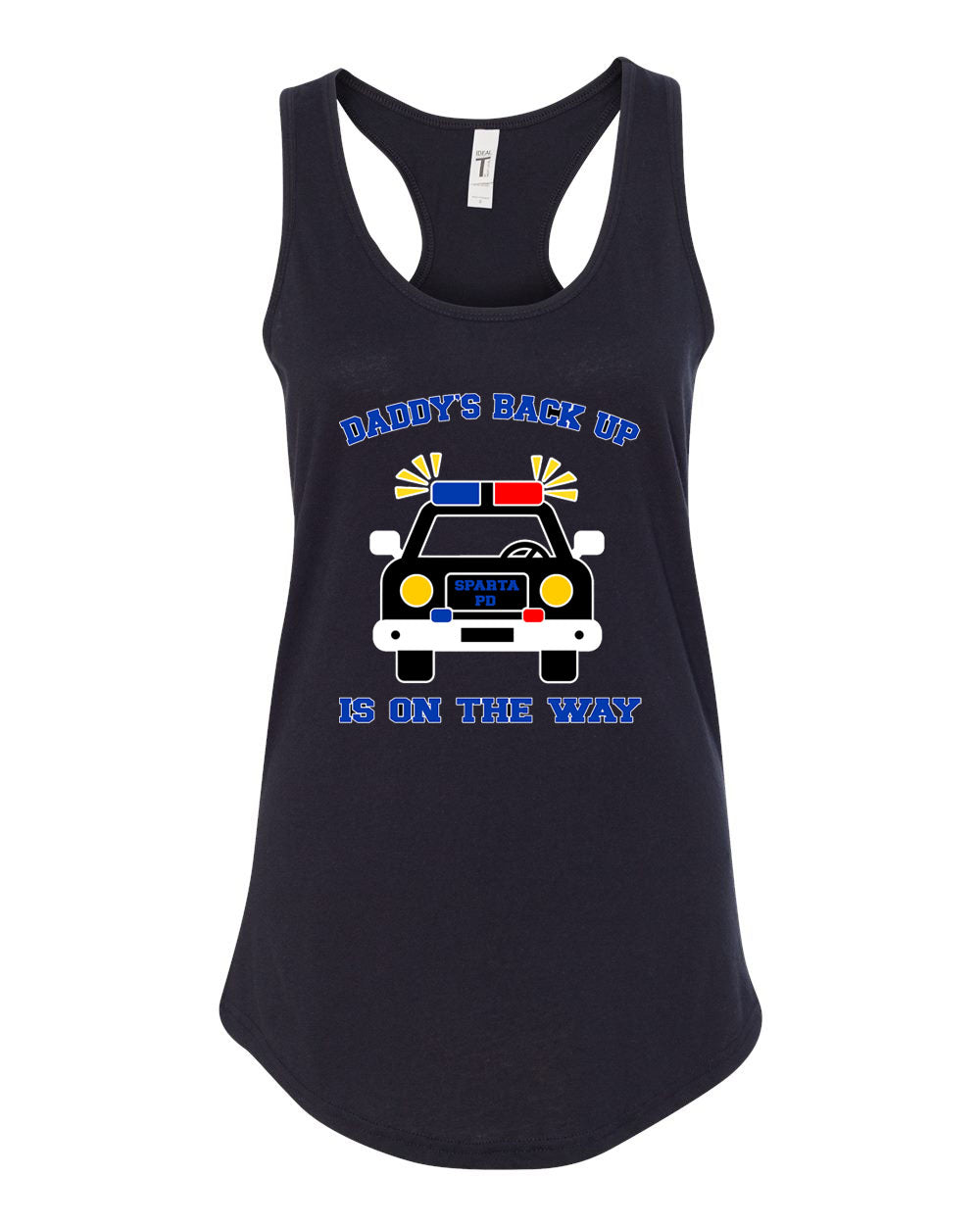 Sparta Police Department Design 1 Racerback Tank Top