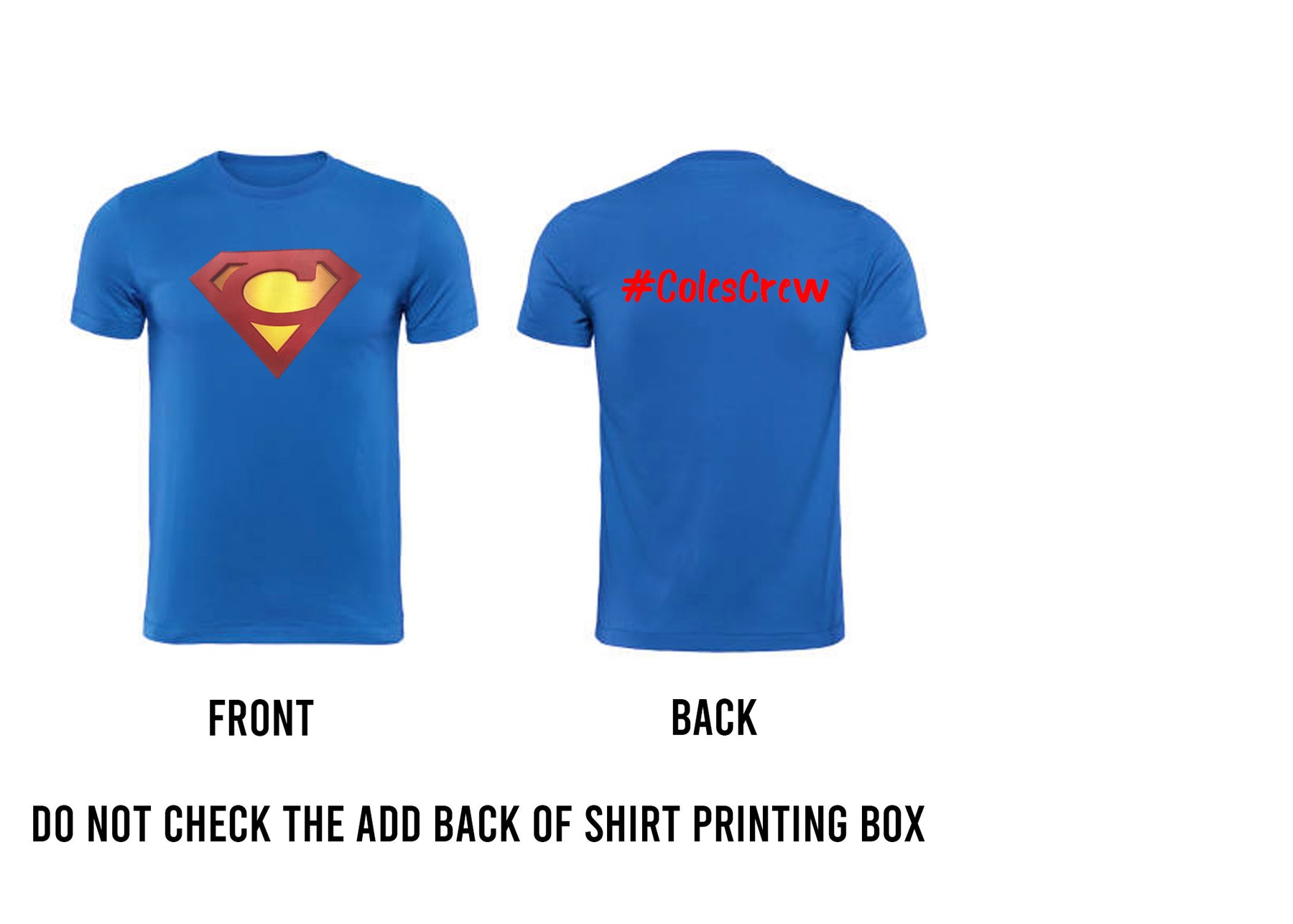 Cole's Crew T-Shirt