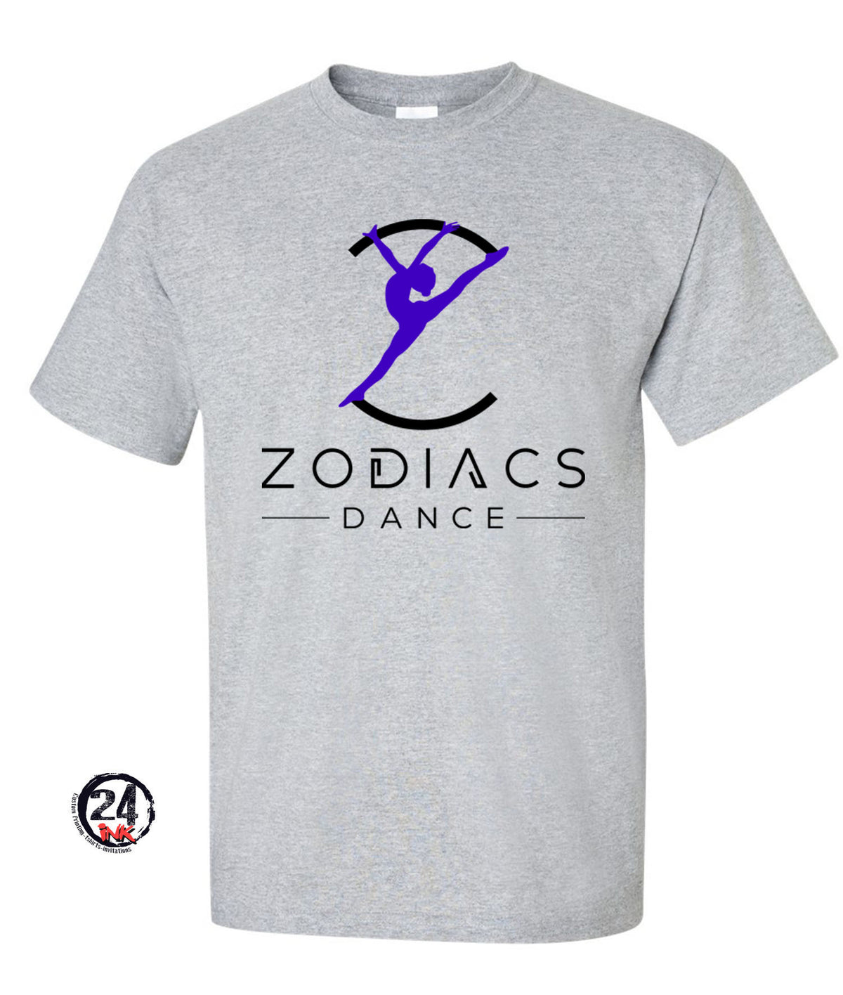 Zodiac Dance T-shirt heather gray