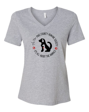 Pike County Humane Society V-neck T-Shirt