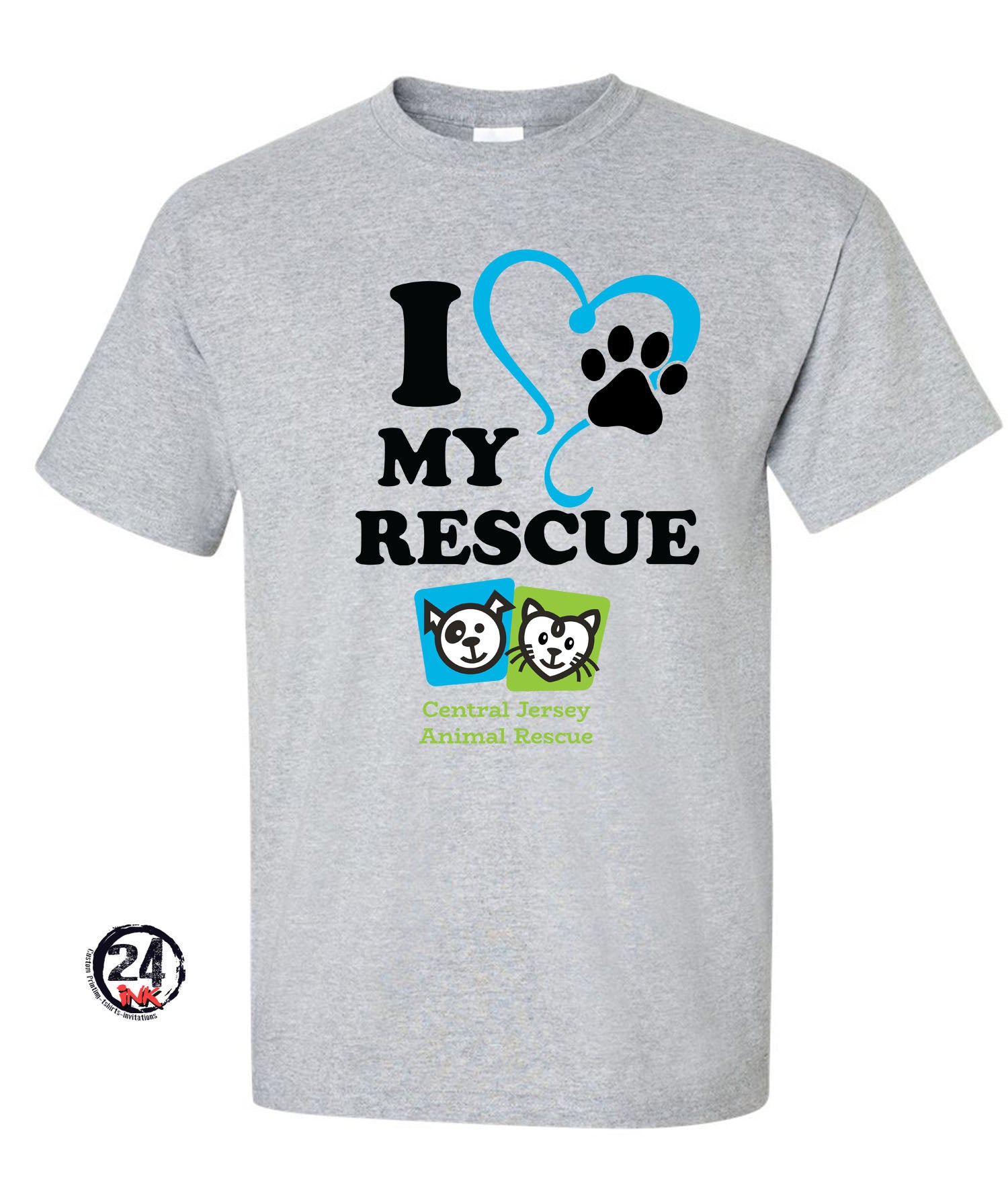 I love my Central Jersey Animal Rescue t-shirt