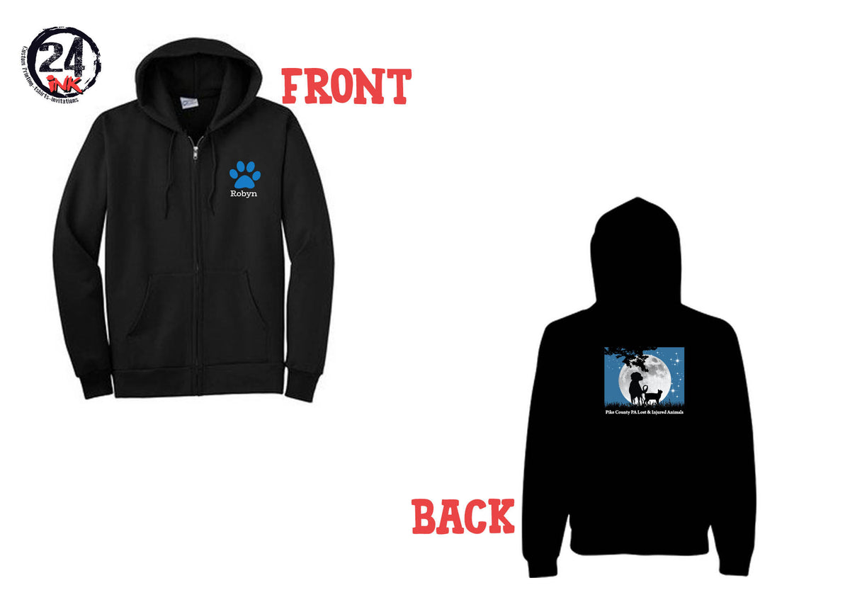 Pike County PA  Zip up Sweatshirt