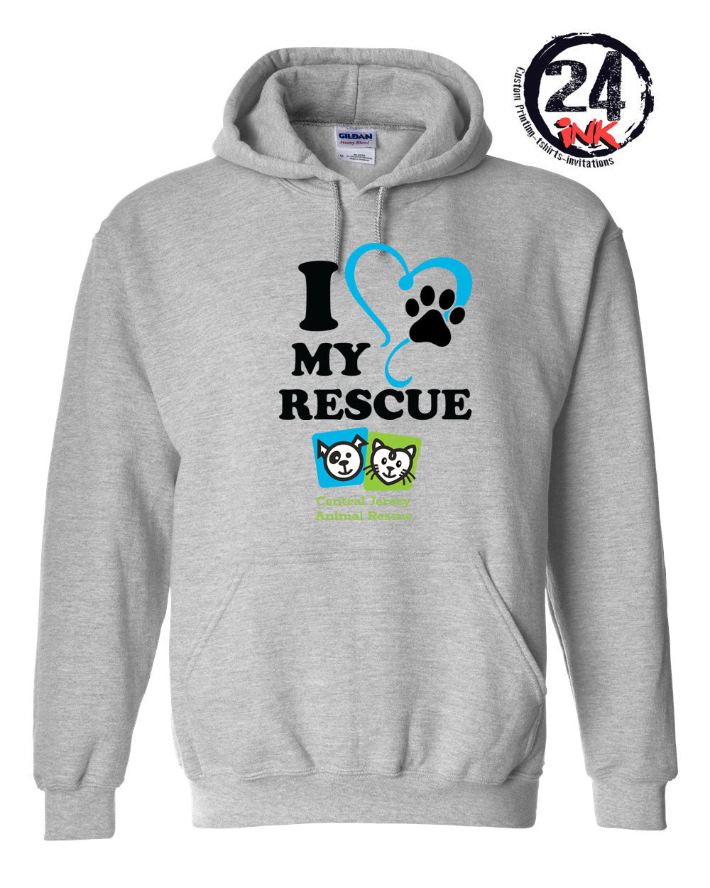 I love my Central Jersey Animal Rescue Hooded Sweatshirt