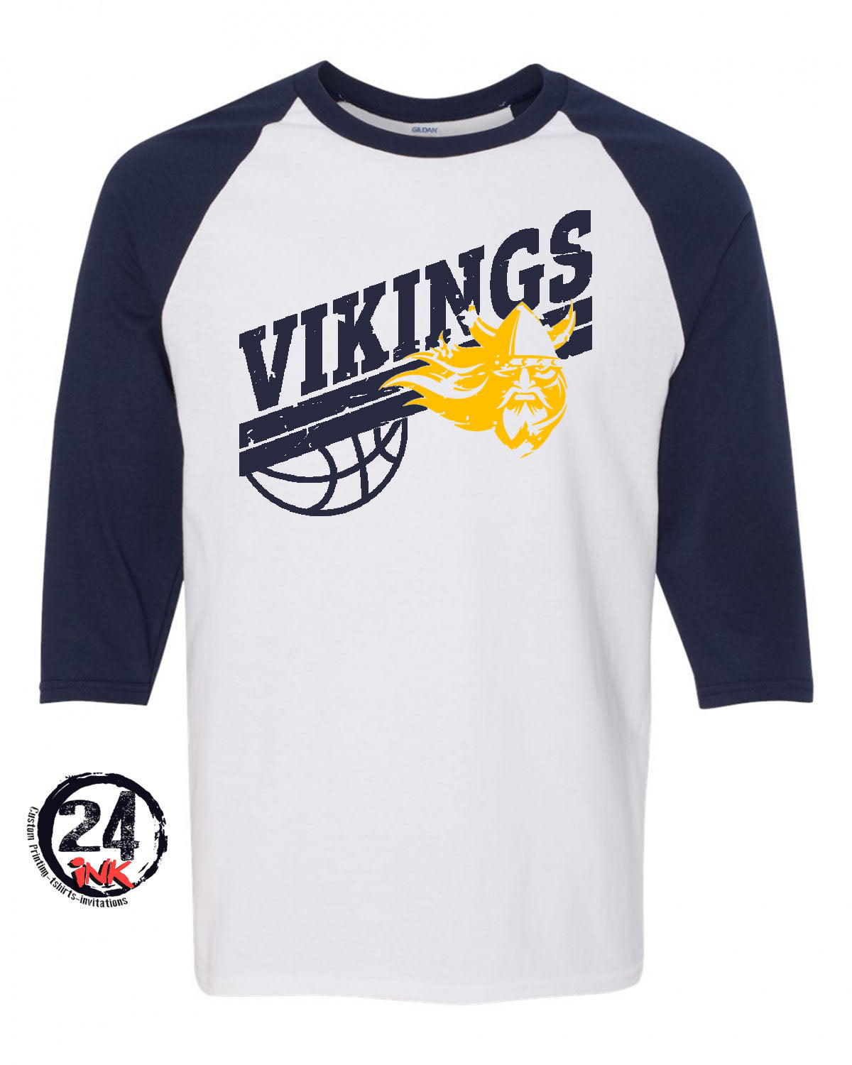 Vikings Basketball Vintage Shirt