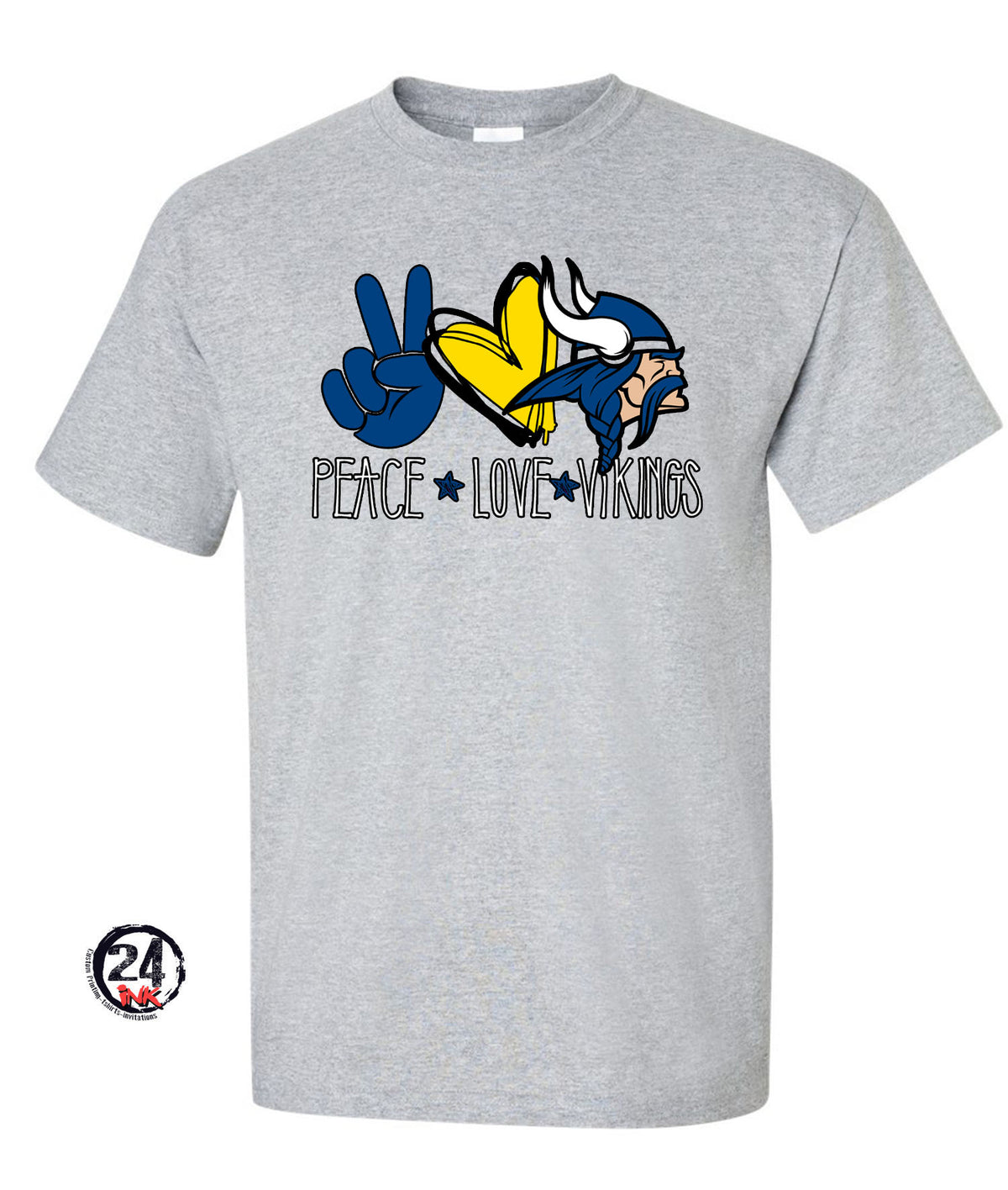 Lounsberry Hollow Design 3 gray t-shirt