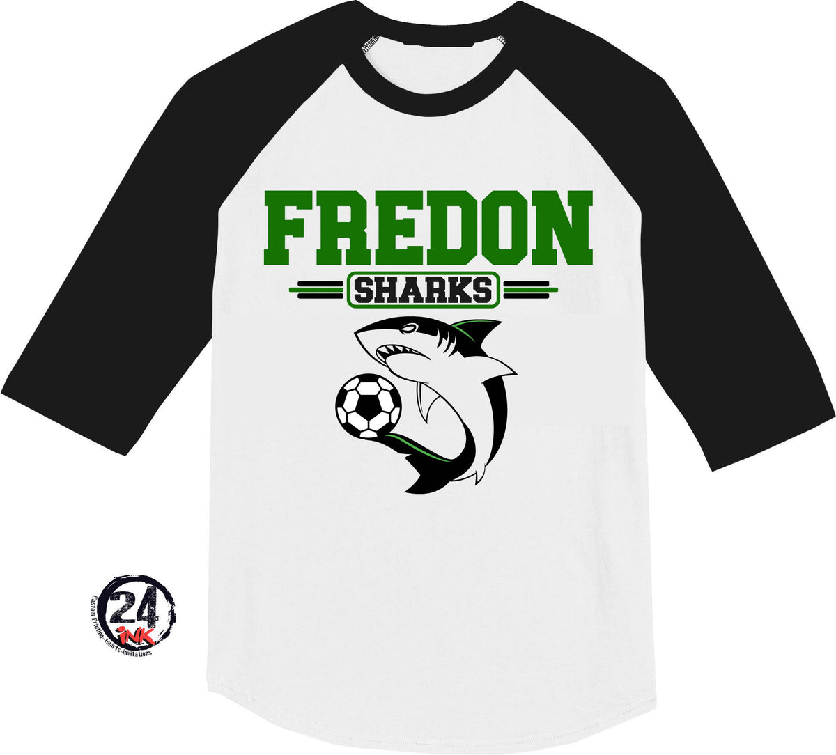 Sharks raglan shirt