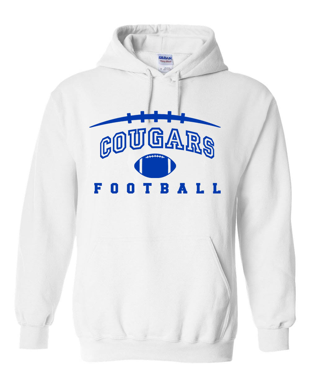 Cougars Football Design 3 Hooded Sweatshirt