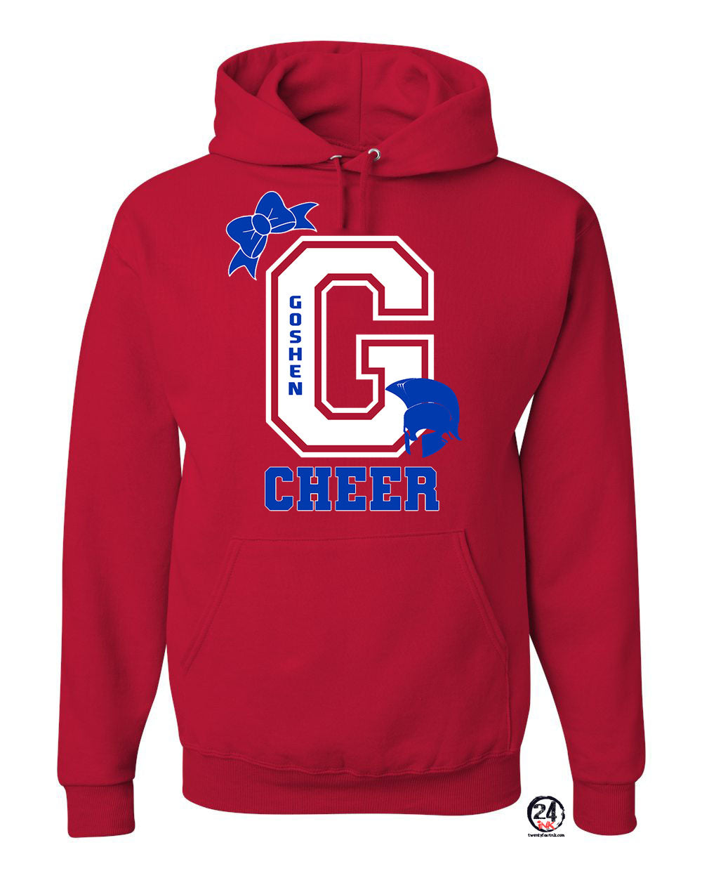 Goshen Cheer Design 12 Hooded Sweatshirt