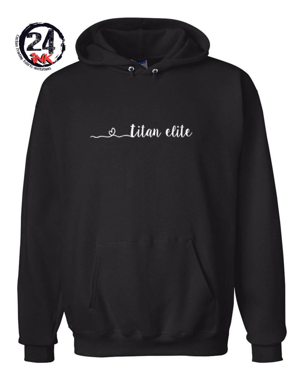 Titan Elite Heart Hooded Sweatshirt