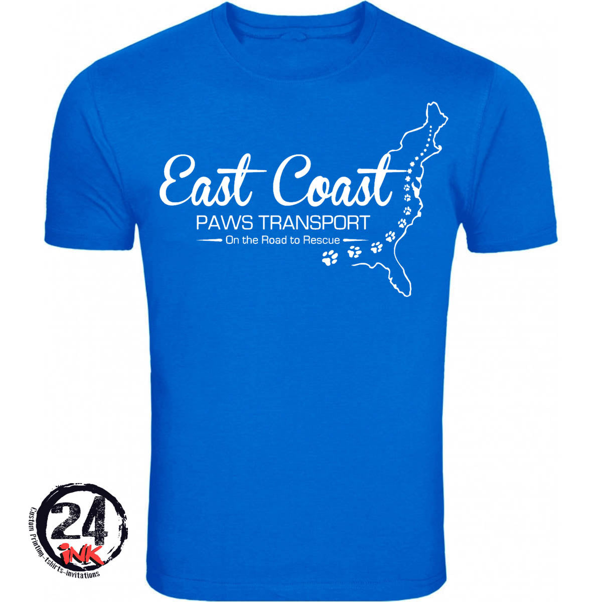 East Coast Paws Transport T-Shirt